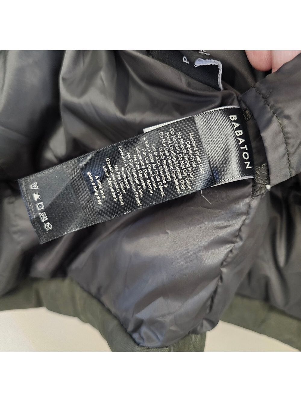Babaton Gilligan Parka Premium Goose Down in Green - Picture 13 of 16